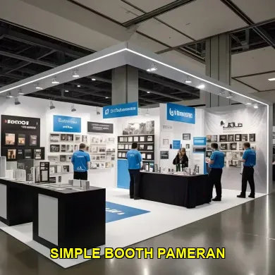 simple booth pameran